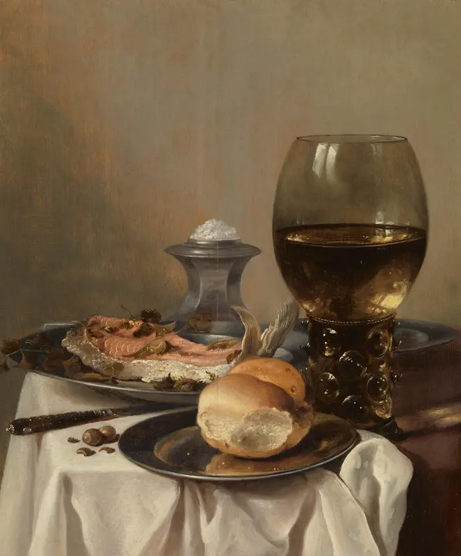 Still Life with a Salt Wall Art by Unknown - High-Resolution Digital Print