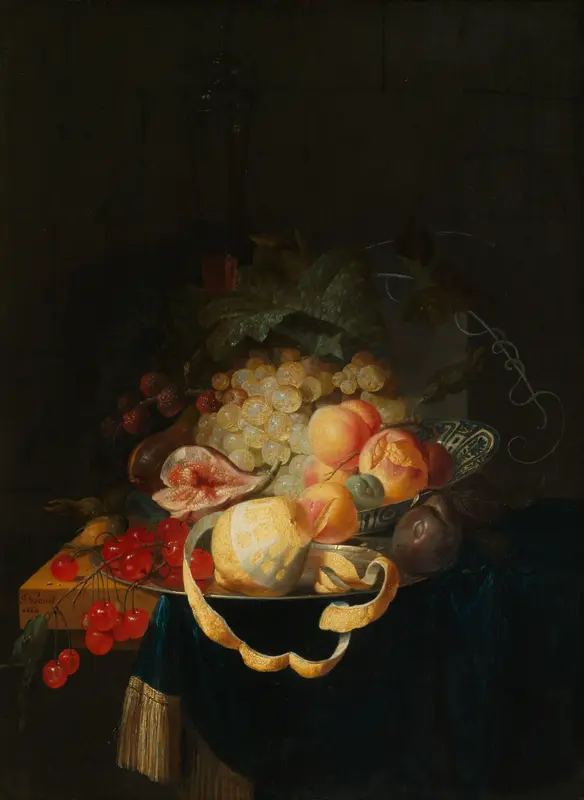Still Life with Fruit Wall Art by Johannes Hannot - High-Resolution Digital Print