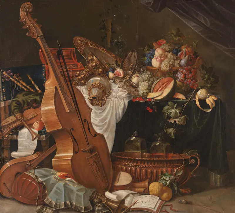 Stilleven Wall Art by Johann Friedrich Grueber - High-Resolution Digital Print