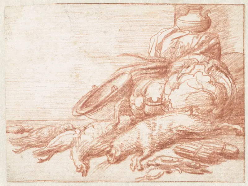 Stilleven met haas en gevogelte Wall Art by Unknown - High-Resolution Digital Print