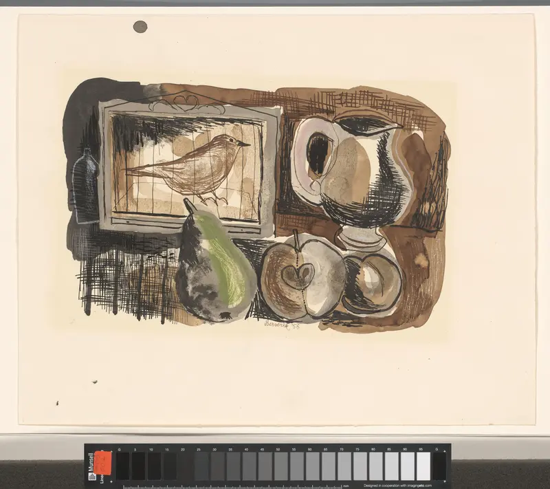 Stilleven met vogel Wall Art by Unknown - High-Resolution Digital Print