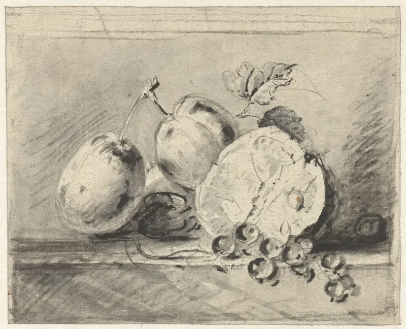 Stilleven met vruchten Wall Art by Guillaume Anne van der Brugghen - High-Resolution Digital Print