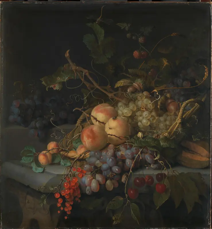 Stilleven met vruchten Wall Art by Jacob van Walscapelle - High-Resolution Digital Print