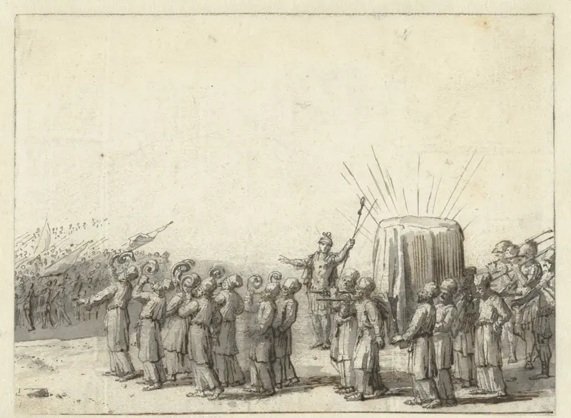 Stoet met de Ark des Verbonds Wall Art by Caspar Luyken - High-Resolution Digital Print