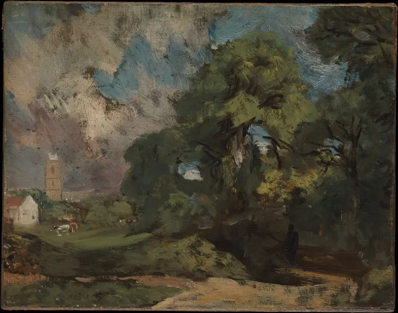 Stoke-by-Nayland Wall Art by John Constable - High-Resolution Digital Print