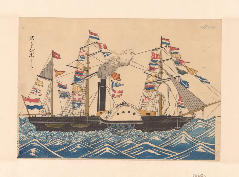 Stoomboot Wall Art by anonymous - High-Resolution Digital Print