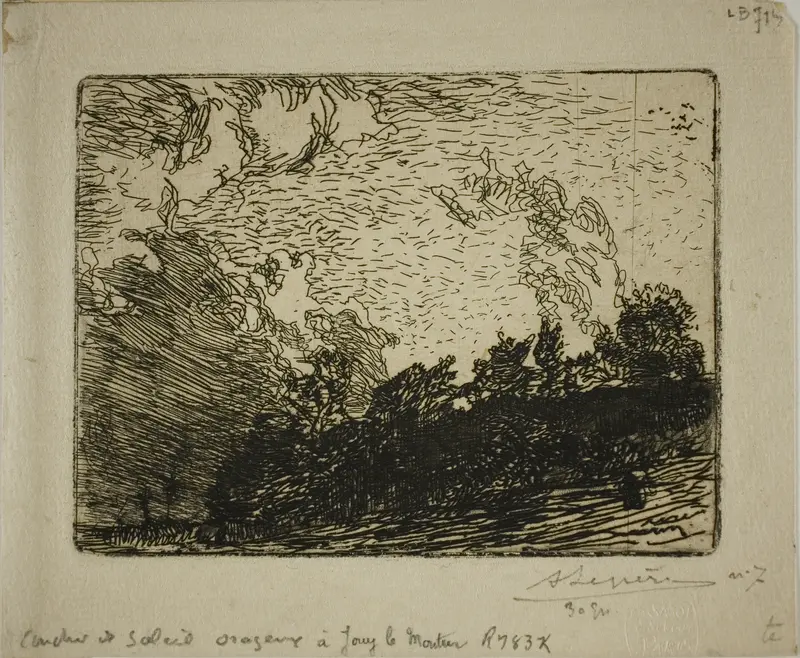 Stormy Sunset, Jouy-le-Moutier