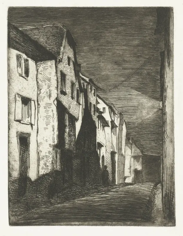 Straat in Saverne Wall Art by Unknown - High-Resolution Digital Print