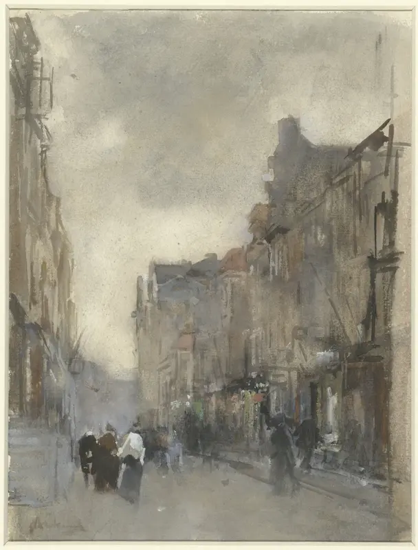 Straatgezicht te Den Haag Wall Art by Unknown - High-Resolution Digital Print