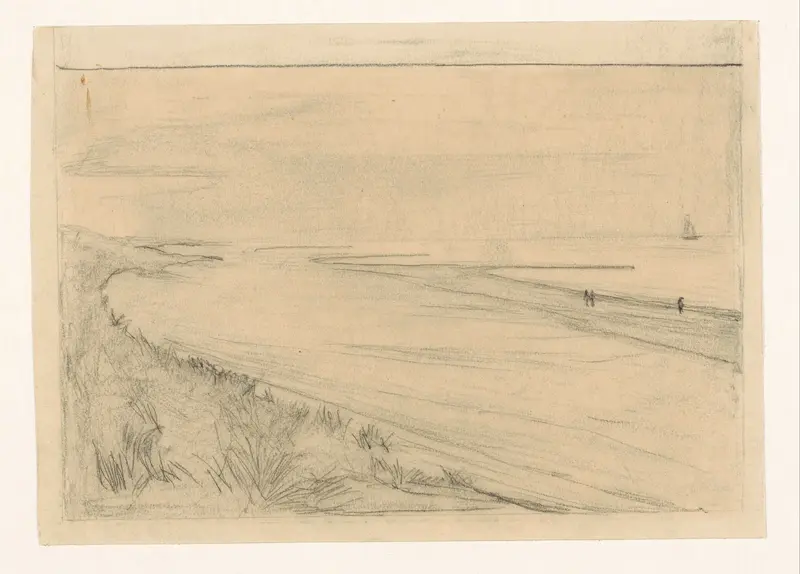Strand bij Scheveningen Wall Art by Jan Mankes - High-Resolution Digital Print