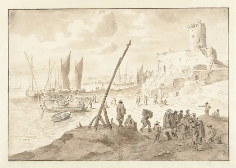 Strandgezicht Wall Art by Herman Saftleven - High-Resolution Digital Print