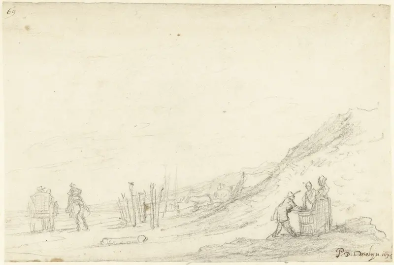Strandgezicht Wall Art by Gerard ter Borch (II) - High-Resolution Digital Print