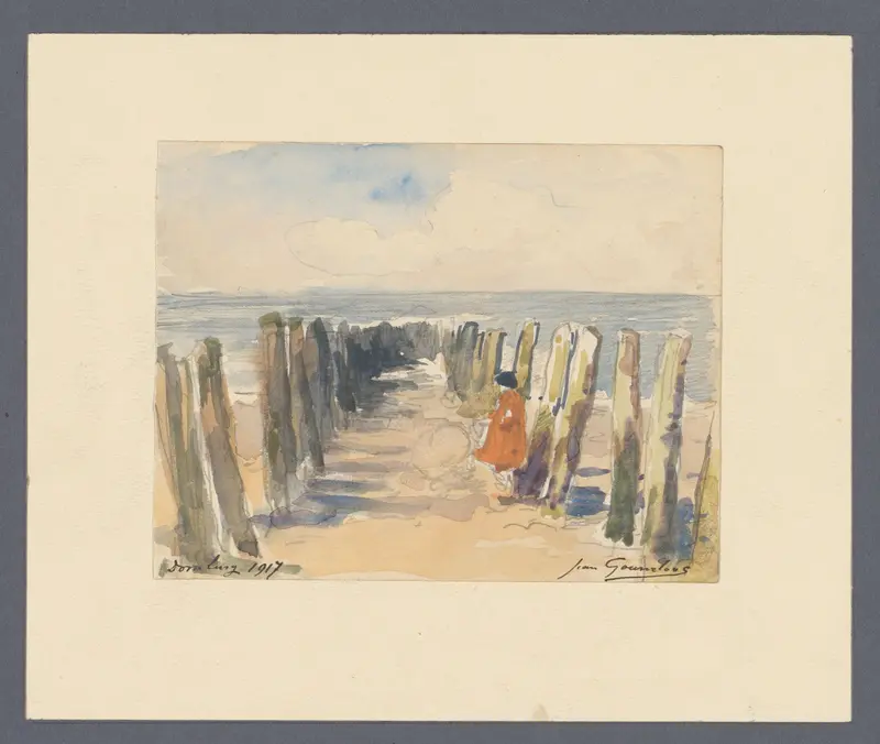 Strandgezicht te Domburg Wall Art by Unknown - High-Resolution Digital Print
