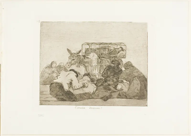 Strange Devotion!, plate 66 from The Disasters of War