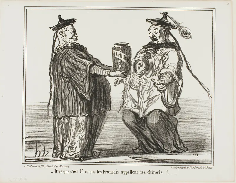Strange.. this is what the French call "Chinois,” plate 21 from En Chine