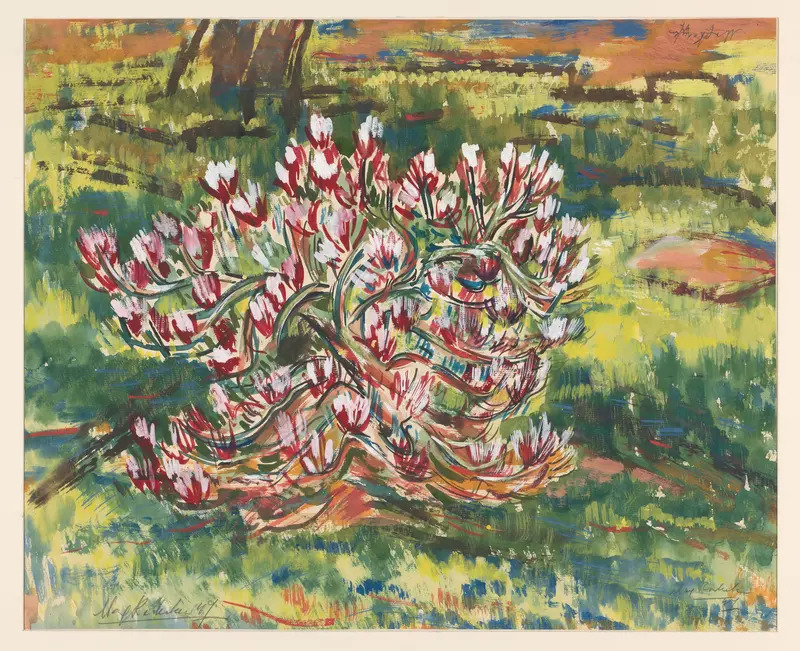 Struik met bloemen Wall Art by Unknown - High-Resolution Digital Print