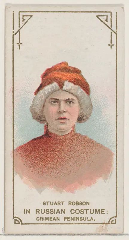 Stuart Robson in Russian Costume of the Crimean Peninsula, from the set Actors and Actresses, First Series (N70) for Duke brand cigarettes Wall Art by W. Duke, Sons & Co. - High-Resolution Digital Print