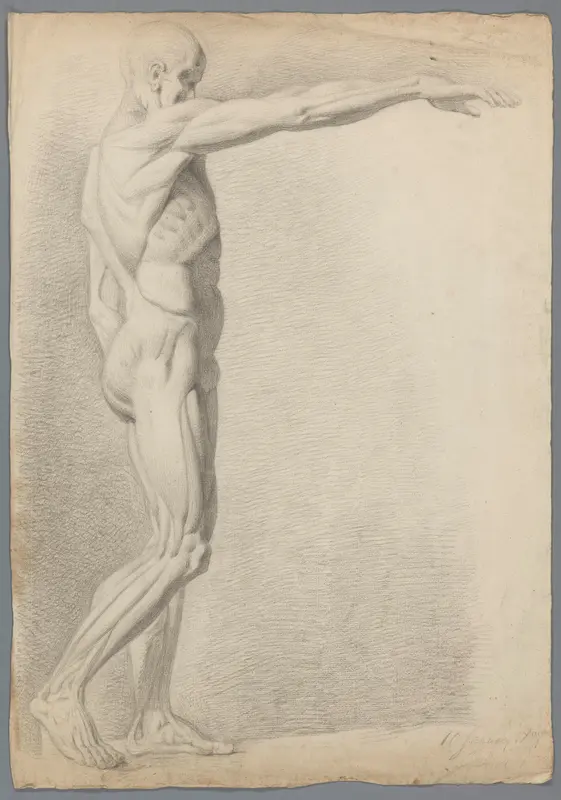 Studie naar een klassieke beeld Wall Art by Unknown - High-Resolution Digital Print