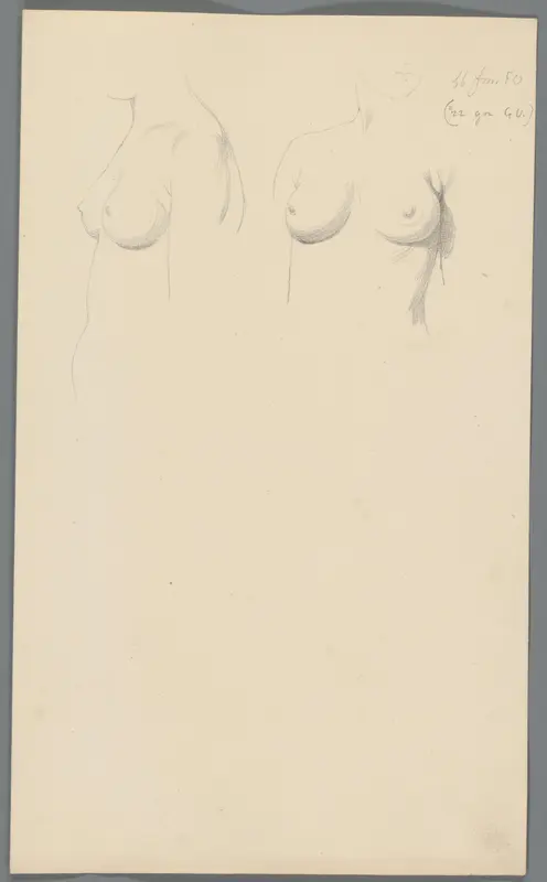 Studie van borsten Wall Art by Unknown - High-Resolution Digital Print