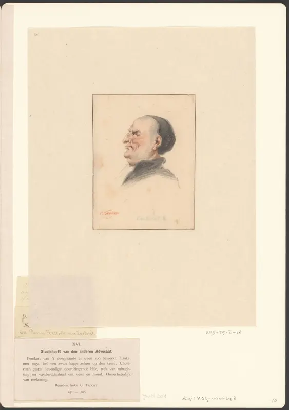 Studie van de advocaat Jacobus Wall Art by Unknown - High-Resolution Digital Print
