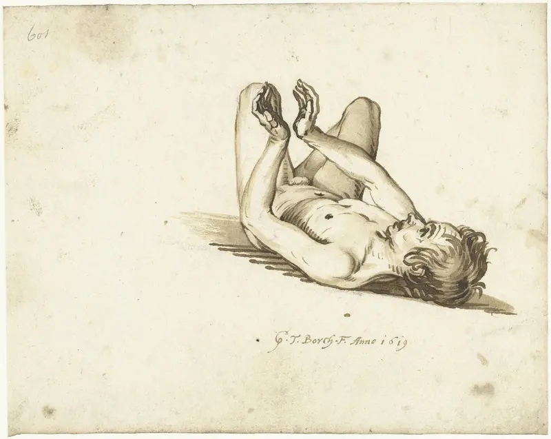 Studie van de figuur van Isaac Wall Art by Unknown - High-Resolution Digital Print