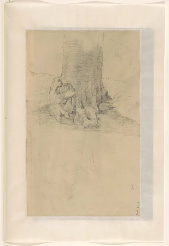 Studie van de wortels van een boom Wall Art by Anton Mauve - High-Resolution Digital Print