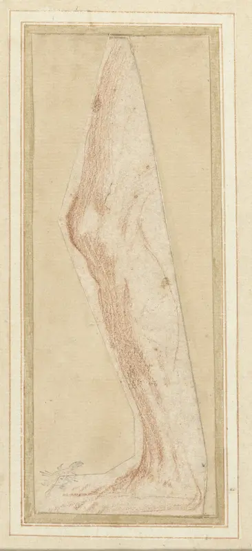 Studie van een been Wall Art by Parmigianino - High-Resolution Digital Print