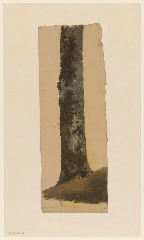 Studie van een boomstam Wall Art by Cornelis Johannes de Vogel - High-Resolution Digital Print