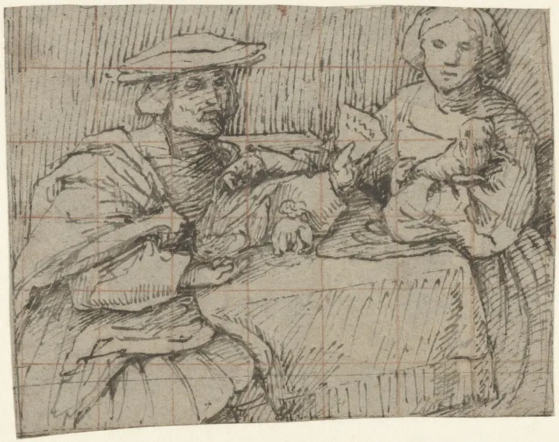 Studie van een echtpaar Wall Art by Lorenzo Lotto - High-Resolution Digital Print