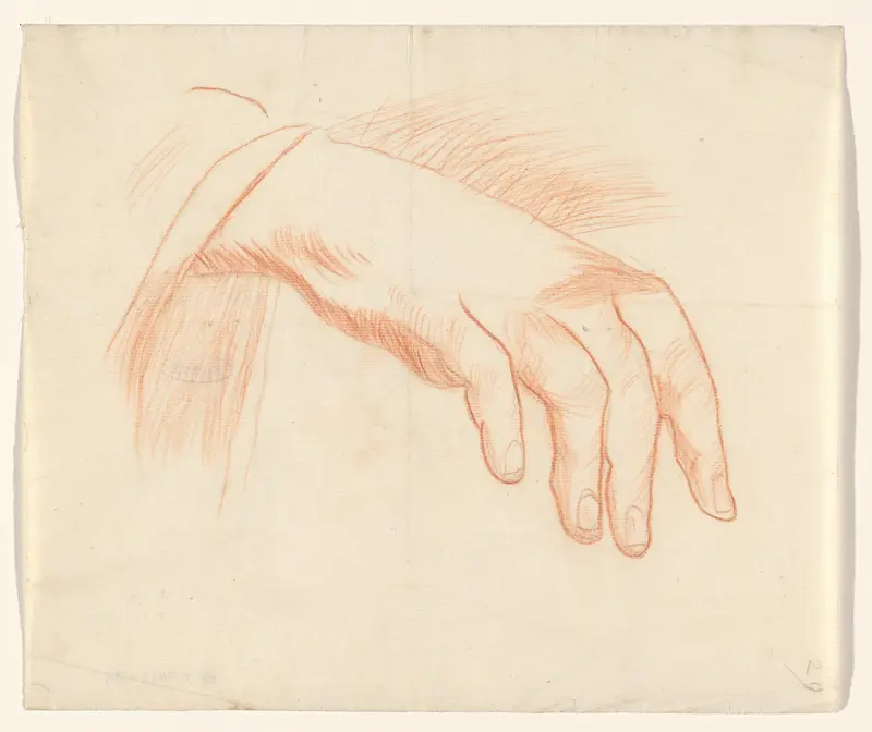 Studie van een hand Wall Art by anonymous - High-Resolution Digital Print