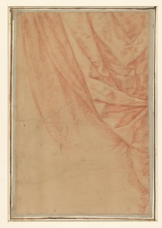 Studie van een hangend gordijn Wall Art by anonymous - High-Resolution Digital Print