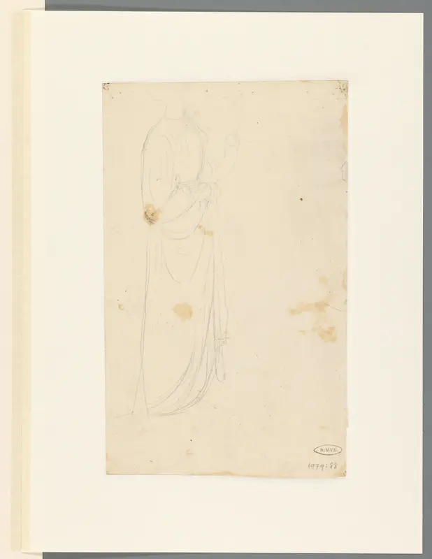Studie van een kostuum Wall Art by Richard Nicolaüs Roland Holst - High-Resolution Digital Print