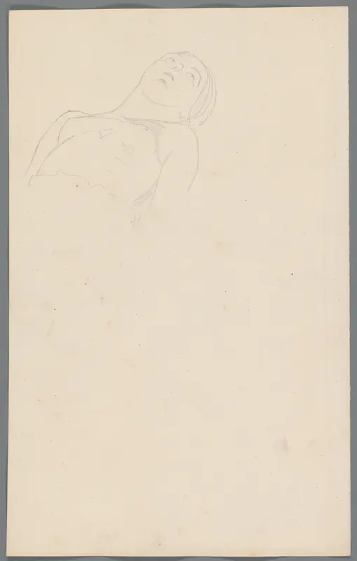 Studie van een liggende of achterover gebogen vrouw Wall Art by Unknown - High-Resolution Digital Print