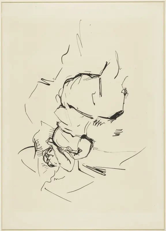 Studie van een liggende vrouw, slapend op een bank Wall Art by Rik Wouters - High-Resolution Digital Print