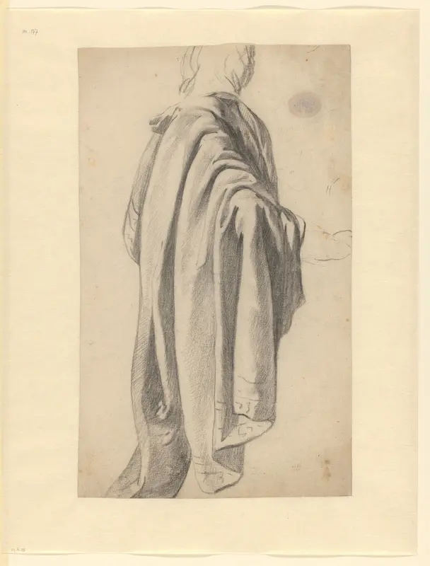 Studie van een mantel Wall Art by Unknown - High-Resolution Digital Print