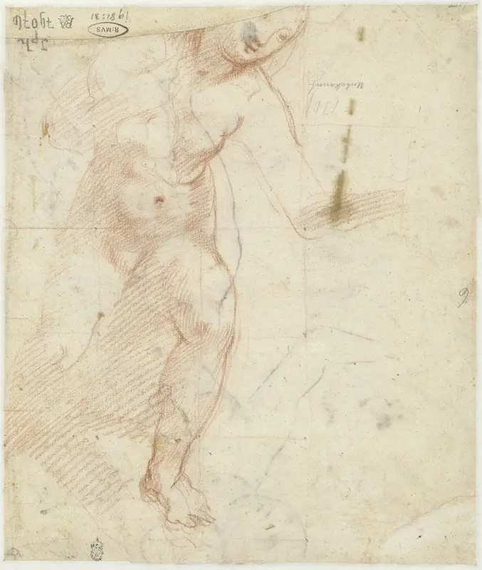 Studie van een moeder die haar kind draagt Wall Art by Federico Barocci - High-Resolution Digital Print