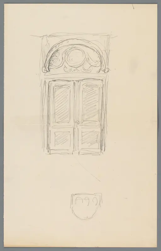 Studie van een portaal Wall Art by August Allebé - High-Resolution Digital Print