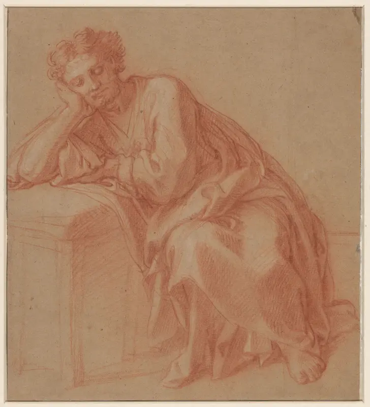 Studie van een rustende man Wall Art by François Verdier - High-Resolution Digital Print