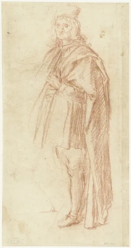 Studie van een staande man Wall Art by Bernardino Poccetti - High-Resolution Digital Print
