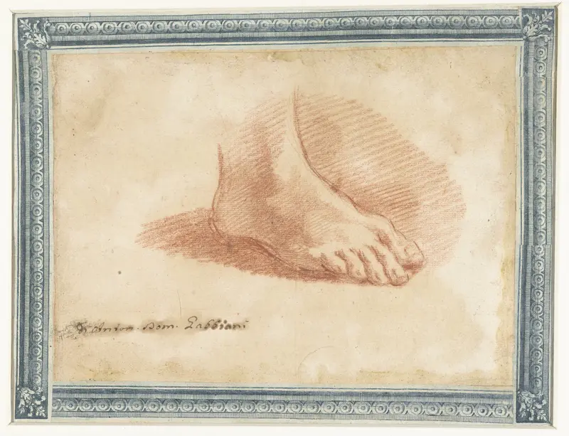 Studie van een voet Wall Art by Anton Domenico Gabbiani - High-Resolution Digital Print