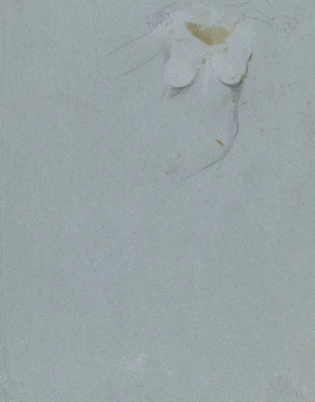 Studie van een vrouwelijk naakt Wall Art by Charles Howard Hodges - High-Resolution Digital Print