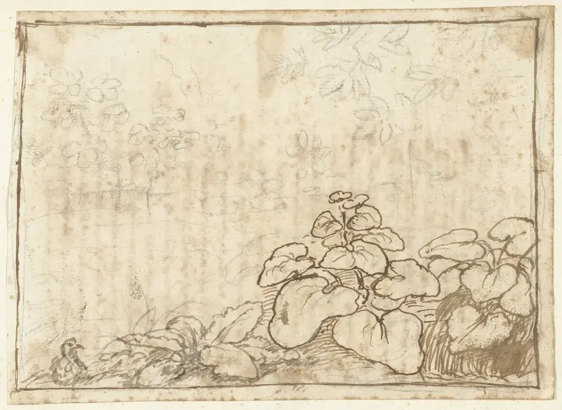 Studie van planten Wall Art by Claude Lorrain - High-Resolution Digital Print