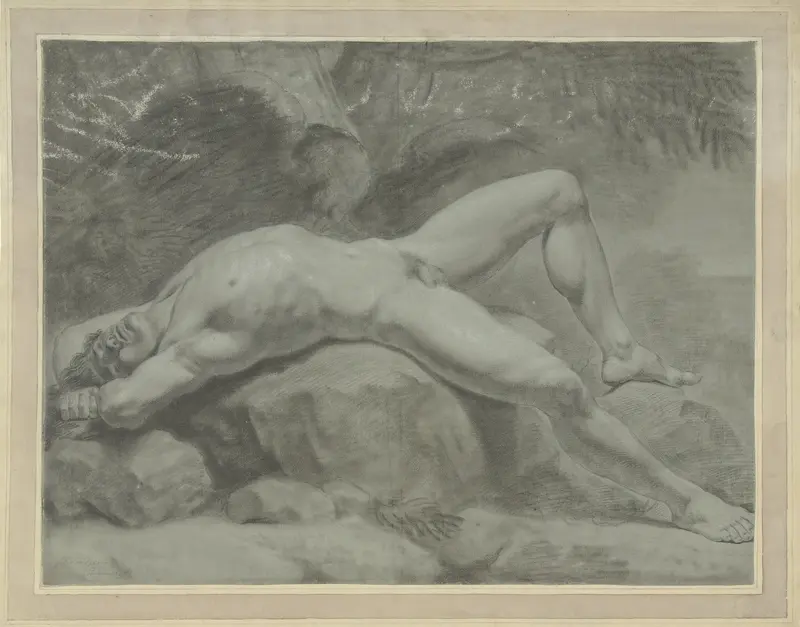 Studie voor Prometheus Wall Art by Jean Grandjean - High-Resolution Digital Print