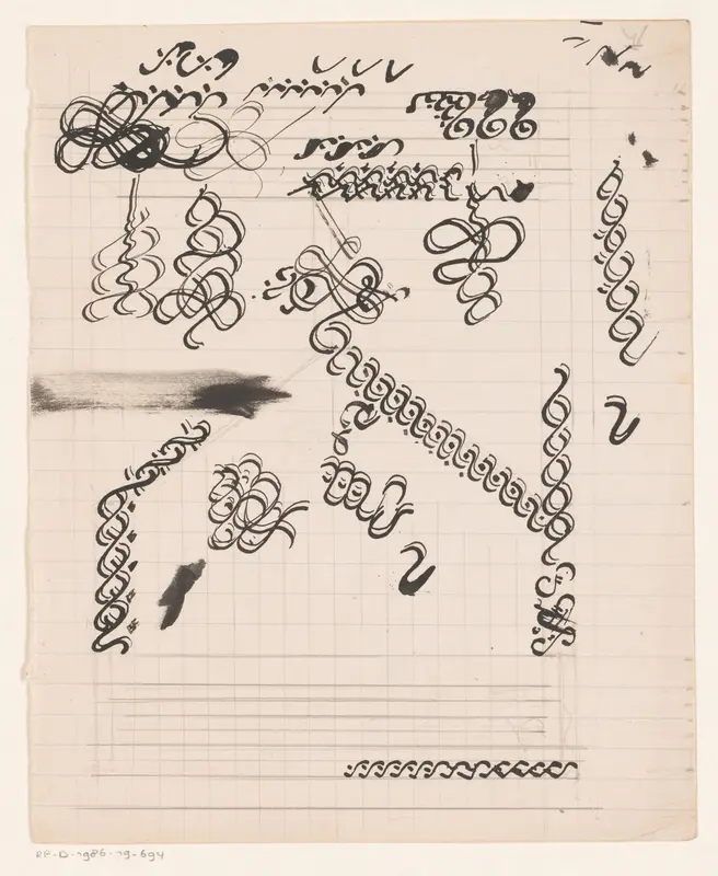 Studieblad Wall Art by Reinier Willem Petrus de Vries (1874-1953) - High-Resolution Digital Print