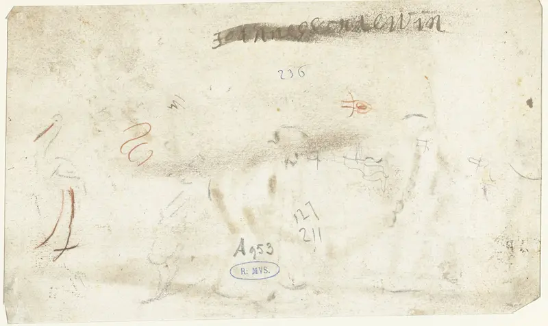Studieblad met kindertekeningen Wall Art by Harmen ter Borch - High-Resolution Digital Print