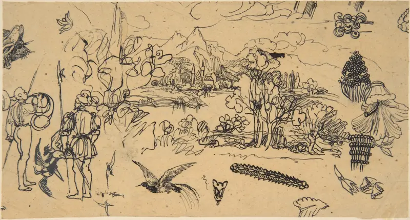 Studies Wall Art by Rodolphe Bresdin - High-Resolution Digital Print