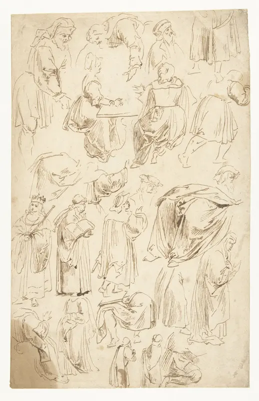 Studies naar figuren Wall Art by Unknown - High-Resolution Digital Print