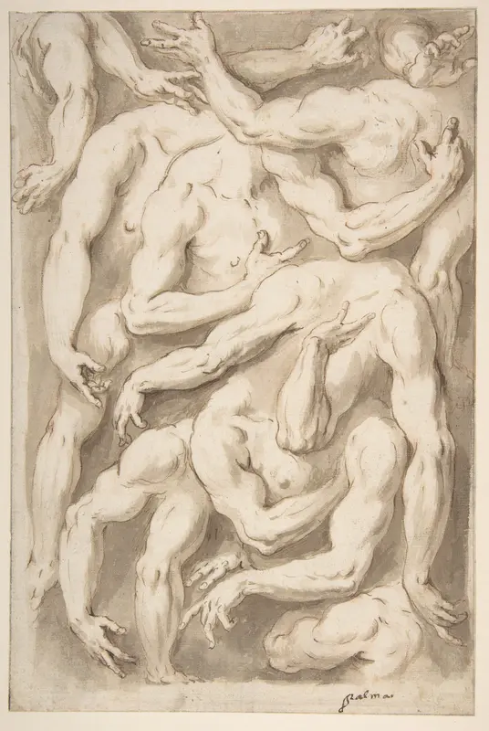 Studies of Arms, Shoulders and Hands Wall Art by Giacomo Franco - High-Resolution Digital Print