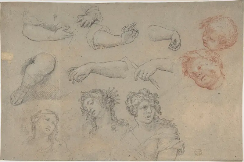 Studies of Heads and Hands