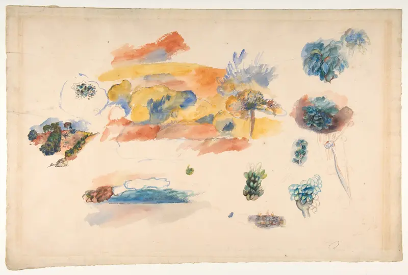 Studies of Landscape, Trees, and Exotic Fruit